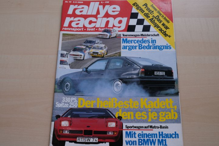 Deckblatt Rallye Racing (10/1989)
